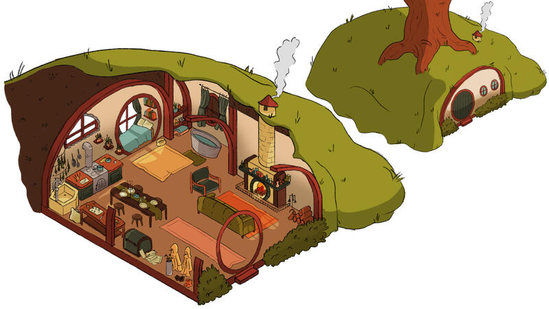 Cozy Fantasy Cottage